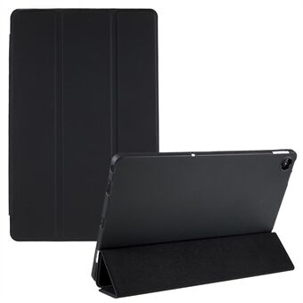 Voor Lenovo Tab M10 Plus (3e generatie) / Xiaoxin Pad 2022 10.6 inch Drievoudige Stand PU Lederen Hoes Volledige Bescherming Zachte Siliconen Tablet Hoesje.