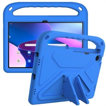 Voor Lenovo Tab M10 Plus (3e generatie) / Xiaoxin Pad 2022 10.6 inch Anti-val EVA-tablethoes Kickstand Handgreep Krasbestendige Draagbare Tablethoes