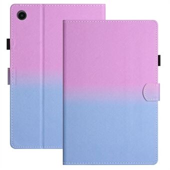 Voor Lenovo Tab M10 Plus (3e generatie) / Xiaoxin Pad 2022 10.6 inch hoesje met gradient kleur van leer en stiksels op de cover.