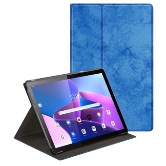 Voor Lenovo Tab M10 (Gen 3) 10.1 328F Effen Kleur Hoes Textuur Oppervlak Schokbestendige Magnetische Absorptie Tablet Hoes met 360-graden Draaibare Staander