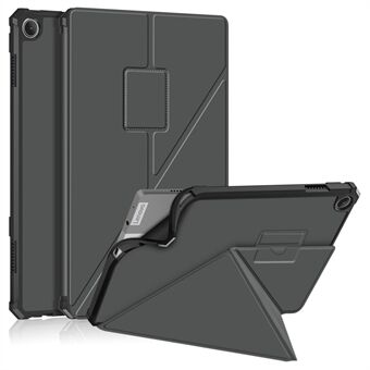 Voor de Lenovo Tab M10 (Gen 3) 10.1 inch 328F Origami Stand Tablet Case, een PU lederen hoes met anti-krasbescherming en automatisch slapen/wakker worden functie.