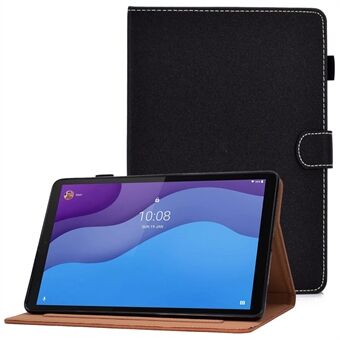 Voor Lenovo Tab M10 (Gen 3) TB-328F Vouwstandaard Magnetische Flip Case PU Lederen Hoes met Automatische Slaap/Waakfunctie, Kaartsleuven en Potloodhouder.