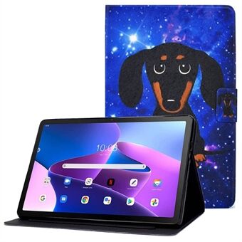 Voor Lenovo Tab M10 (Gen 3) TB-328FU / TB-328XU Patroonafdrukken PU Leren Stand Case met Kaartsleuven en Magnetische Sluiting voor Tablet.