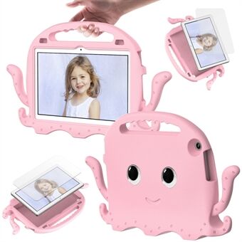 Voor Lenovo Tab M10 (Gen 3) Tablet EVA Hoesje Cartoon Octopus Handgreep Tablet Cover met Schouderriem