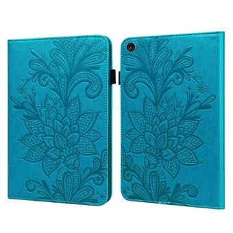 Voor Lenovo Tab M10 (Gen 3) TB-328FU / TB-328XU flower imprinting tabletstandaard portemonneehoes van PU leer, schokbestendige cover met elastische band.