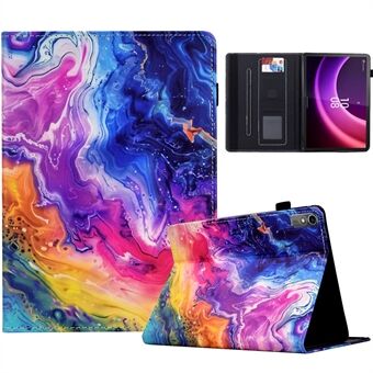 Voor Lenovo Tab P11 Gen 2 TB-350 / Xiaoxin Pad Plus (2023) Hoes Patroon Print Kaartenhouder Lederen Tabletstandaard Cover