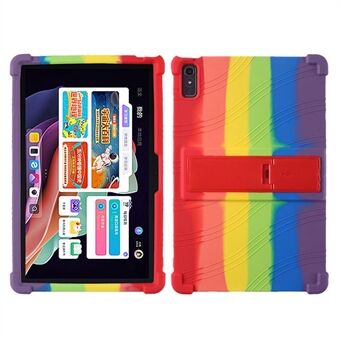 Voor Lenovo Tab P11 Gen 2 / Tab P11 2022 TB-350 Kickstand Tablet Hoesje Zachte Siliconen Versterkte Vierhoek Schokbestendige Cover