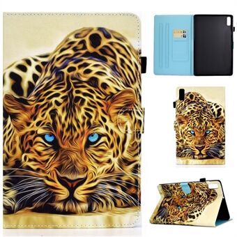 Voor Lenovo Tab P11 Gen 2 TB-350 A1 Patroonafdruk Flip Cover PU Leren Stand Card Holder Tablet Hoes