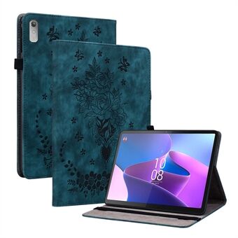 Voor Lenovo Tab P11 Gen 2 11.5-inch Card Holder Tablet Case Geïmpregneerde PU-leren tablethoes met standaard.