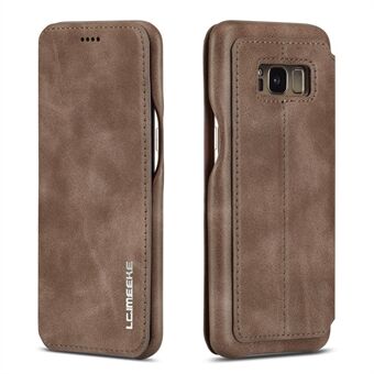 LC.IMEEKE Retro Stijl Lederen Kaarthouder Cover voor Samsung Galaxy S8 SM-G950