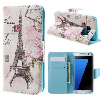 Magnetische lederen Stand voor Samsung Galaxy S7 Edge G935