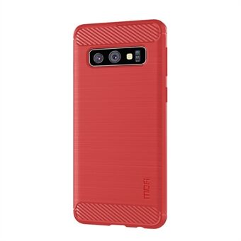 MOFI Carbon Fiber Texture Brushed TPU Case Shell for Samsung Galaxy S10