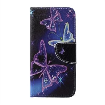 Leren portemonnee-hoesje met patroonprint voor de Samsung Galaxy S10 Plus