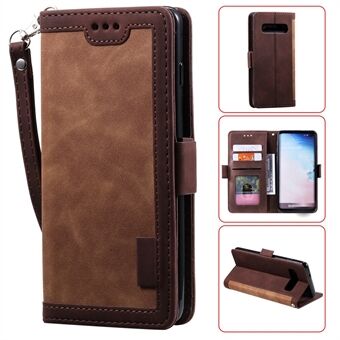 Retro splitsen van lederen portemonnee telefoonhoes voor Samsung Galaxy S10 Plus