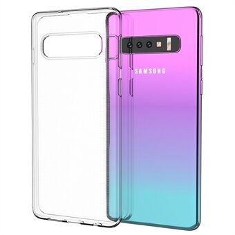 Schokbestendig TPU-telefoonhoesje voor Samsung Galaxy S10 Plus, ultradunne doorzichtige achterkant van mobiele telefoon