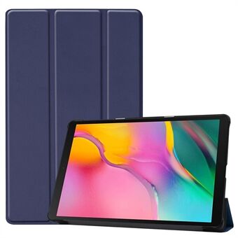 Ultradunne Tri-fold Stand PU Leren Harde PC Beschermhoes voor Samsung Galaxy TAB A 10.1 2019 SM-T510/SM-T515.