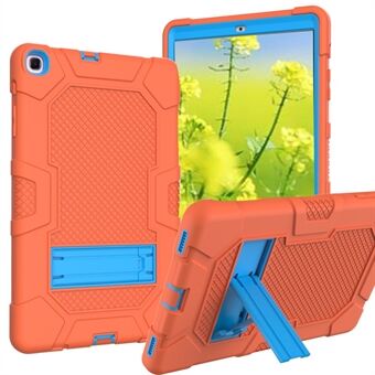 PC + TPU + Siliconen Contrast Kleur Ontwerp Tablet Hoesje met Uitschuifbare Kickstand voor Samsung Galaxy Tab A 10.1 (2019)