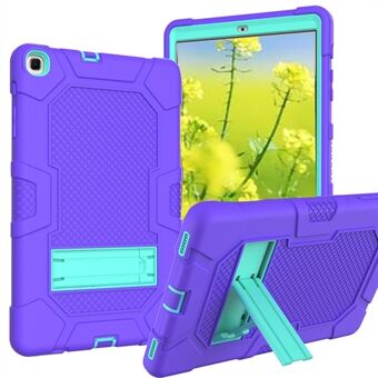 PC + TPU + Silicone Contrasterende Kleur Ontwerp Tablet Hoesje met Uitschuifbare Standaard voor Samsung Galaxy Tab A 10.1 (2019)