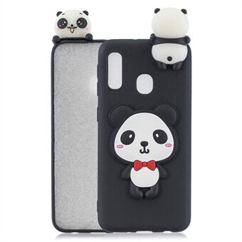 3D Animal Doll Pattern Soft TPU-telefoonhoesje voor Samsung Galaxy A20e