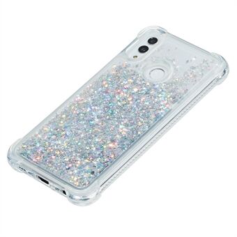 Glitterpoeder effen kleur drijfzand TPU-shell voor Samsung Galaxy A20e