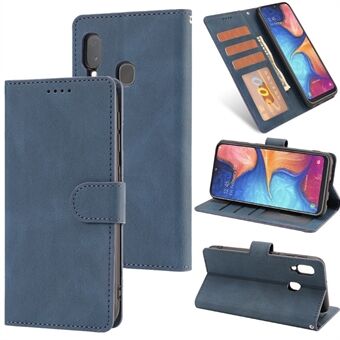 Matte PU-lederen telefoonhoes in Classic stijl voor Samsung Galaxy Stand