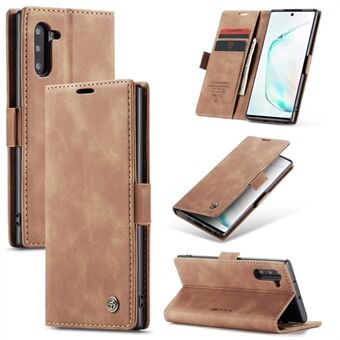 CASEME 013-serie automatisch geabsorbeerde lederen flip- Stand voor Samsung Galaxy Note 10/Note 10 5G