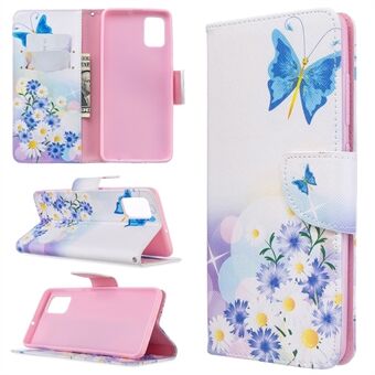 Leren hoesje met patroonprint voor Samsung Galaxy A51