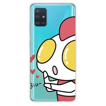 Flexibele TPU-telefoonhoes in cartoonstijl voor Samsung Galaxy A51