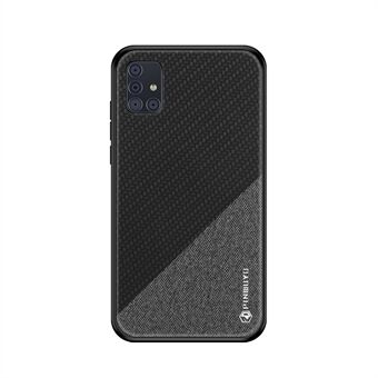 PINWUYO Honor Series PU-leer gecoate PC + TPU hybride case voor Samsung Galaxy A51