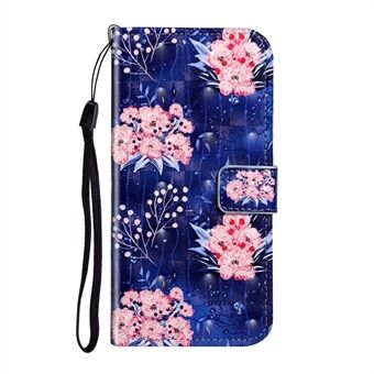 Patroon Afdrukken Licht Spot Decor Lederen Case Stand Portemonnee Telefoon Cover voor Samsung Galaxy A51 SM-A515