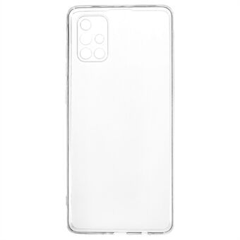 Schokbestendig telefoonhoesje voor Samsung Galaxy A51 4G SM-A515, flexibele TPU telefoon achterkant 1,5 mm verdikte HD Clear telefoonhoes