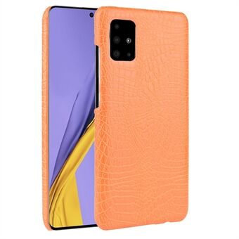 Krokodillenleer PU-leer gecoate harde plastic beschermhoes voor Samsung Galaxy A71