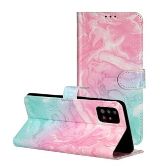 Portemonnee met patroonprint Stand voor Samsung Galaxy A71