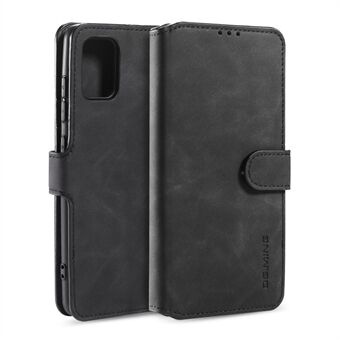 DG.MING Retro Lederen Stand Case Portemonnee Telefoon Shell voor Samsung Galaxy A71 5G SM-A716