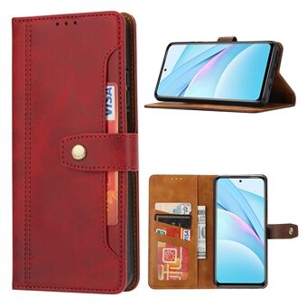 Lederen portemonnee Stand beschermhoes voor Samsung Galaxy A71 SM-A715 Cover