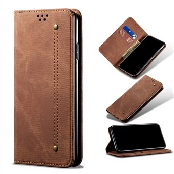 Leren portemonnee-etui voor jeans in retrostijl voor Samsung Galaxy S20 Plus