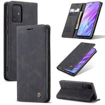 CASEME 013-serie automatisch geabsorbeerde zakelijke lederen portemonnee- Stand telefoonhoes voor Samsung Galaxy S20 Plus