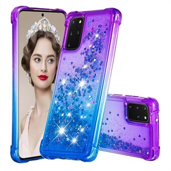 Gradient Glitter Powder Quicksand TPU-telefoonhoesje voor Samsung Galaxy S20 Plus