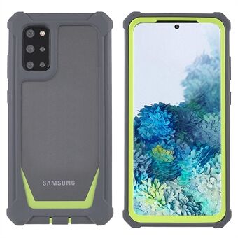 Voor Samsung Galaxy S20 Plus 4G/5G Schokbestendig Anti-val Precieze uitsparing Zachte TPU-frame + Acryl terug Verwijderbare 2-in-1 mobiele telefoonhoes