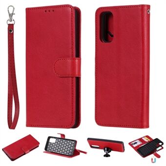 Afneembaar 2-in-1 PU-leren portemonnee-hoesje voor Samsung Galaxy S20