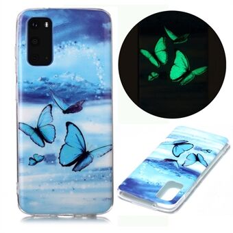 Noctilucent TPU patroon afdrukken IMD Cover Shell voor Samsung Galaxy S20