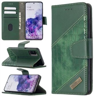 Krokodillenleer Geassorteerde Kleur Stijl Lederen Portemonnee Cover voor Samsung Galaxy S20