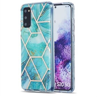 IML IMD marmerpatroon verzinkt flexibele TPU-telefoonhoes voor Samsung Galaxy S20