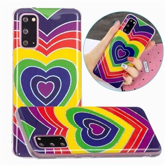 Marble Printing IMD Design TPU-hoesje voor Samsung Galaxy S20