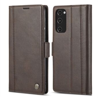 LC.IMEEKE Stand PU Leather Flip Wallet Kaarthouders Beschermende Telefoon Cover voor Samsung Galaxy S20