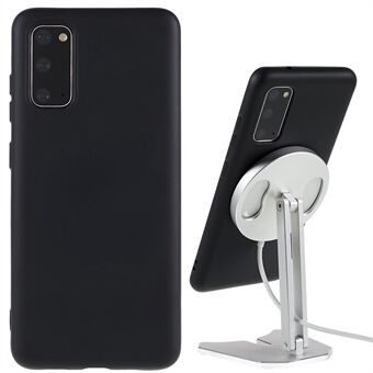 Liquid Series voor Samsung Galaxy S20 4G / 5G Magnetisch hoesje Vloeibare siliconen Soft TPU Scratch hoes