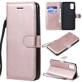 Wallet Leather Stand Case voor Samsung Galaxy A41 (algemene versie)