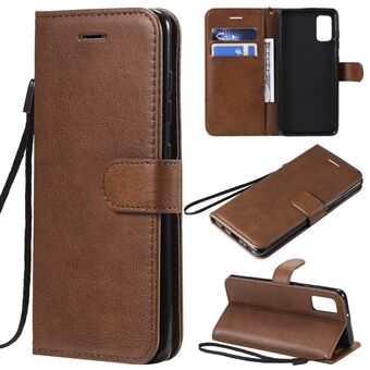 Wallet Leather Stand Case voor Samsung Galaxy A41 (algemene versie)
