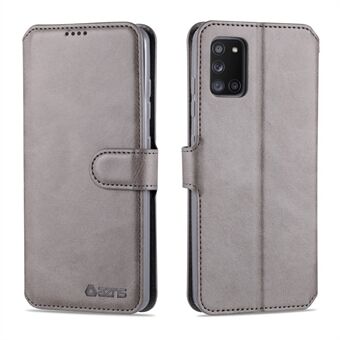 AZNS Wallet Leather Stand Cover Cover voor Samsung Galaxy A41 (algemene versie)