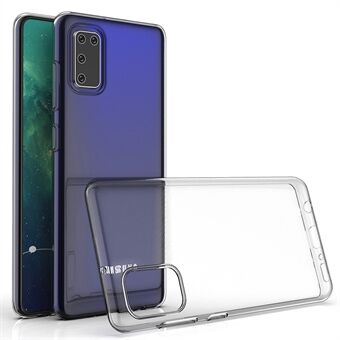 TPU-telefoonhoesje voor Samsung Galaxy A41 (wereldwijde versie), valbescherming Ultradunne anti-vingerafdruk doorzichtige achterkant van de telefoon